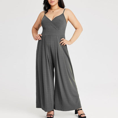 Ella | Jumpsuit met wijde pijpen