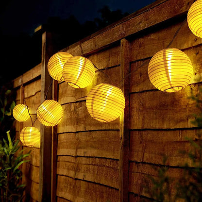 Wasserfeste Solar-Laternen-Lichterkette