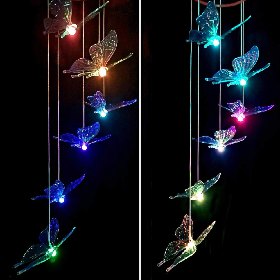 Mystischer Schmetterlingsgarten-Licht