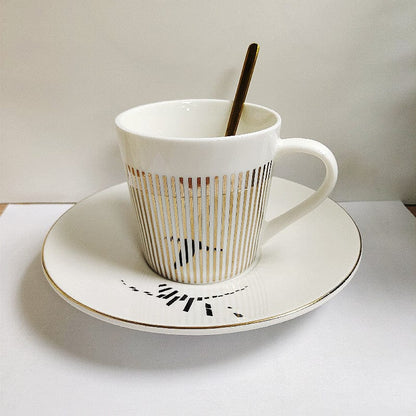Sip Bewegte Reflexion Kreativer Kaffeetassenspiegel