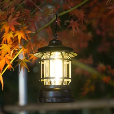 Tragbare Retro-Campinglampe