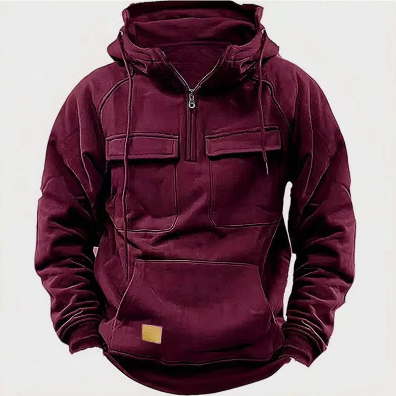 Robuuste outdoorhoodie