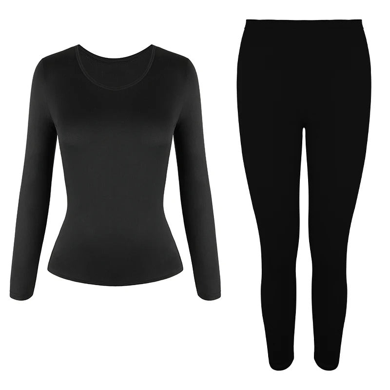 Naadloze thermische set voor dames