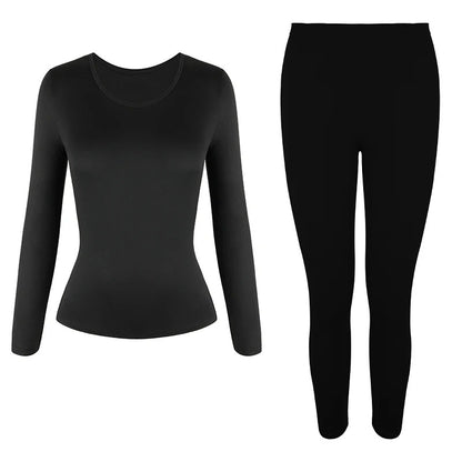 Naadloze thermische set voor dames