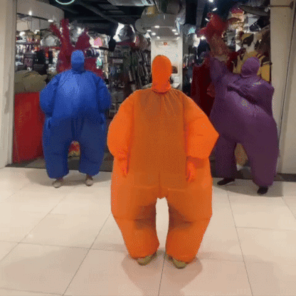 Opblaasbaar Big Fat Ninja-kostuum
