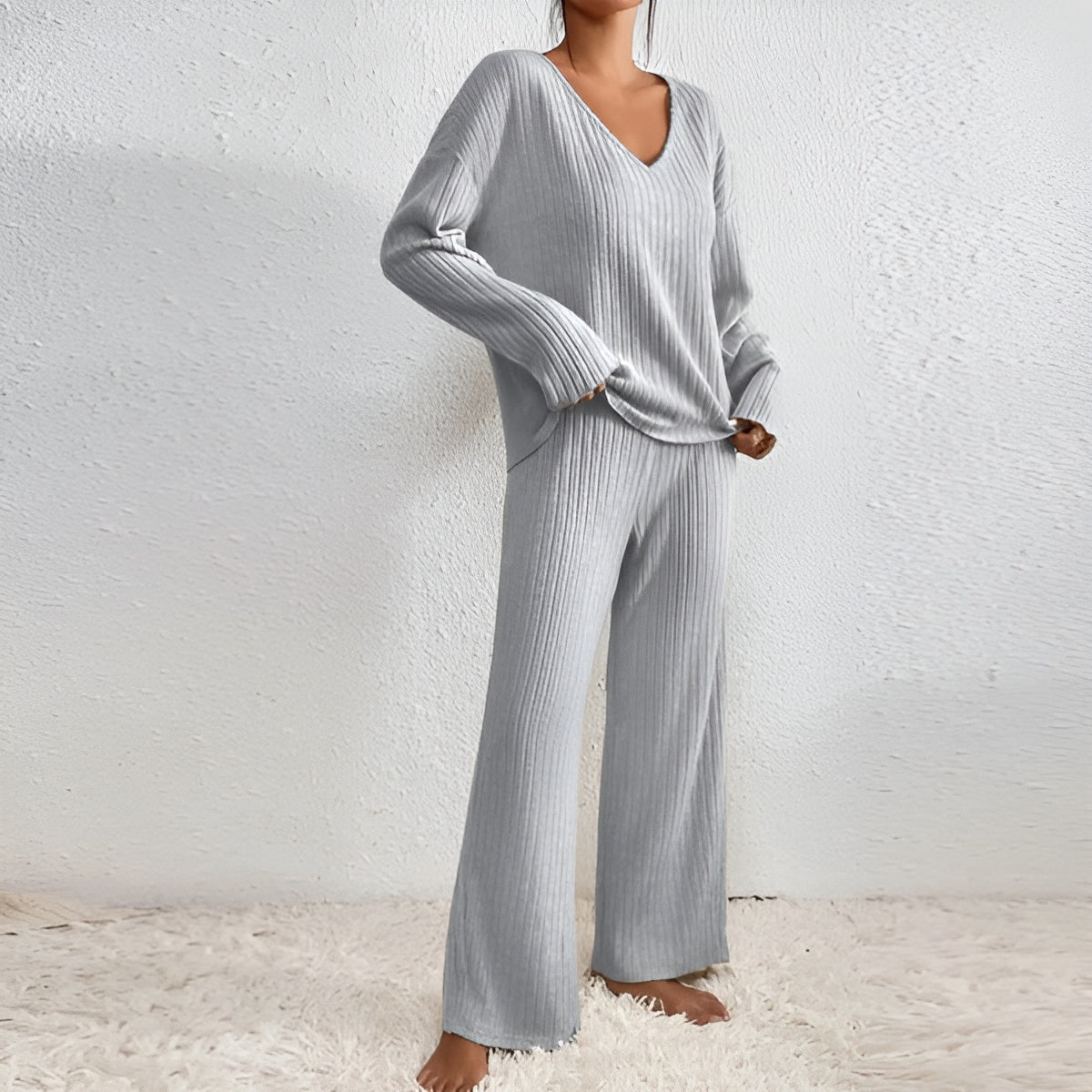 WINNIE - WEICHES STRICK-CO-ORD
