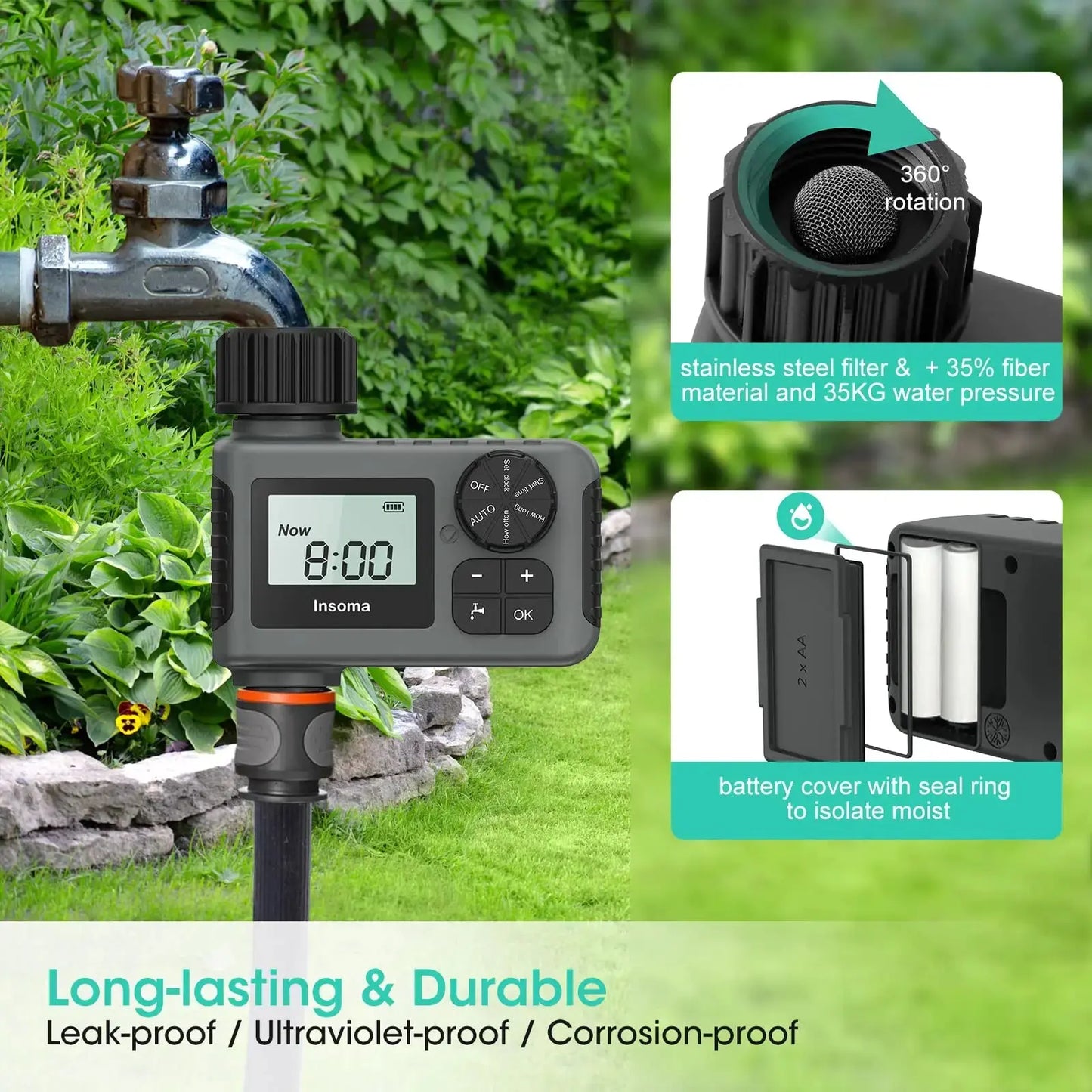 Intelligenter Garten Bewässerungs-Timer