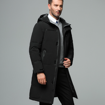 Mozes | Luxury heren winterjas met ritszakken
