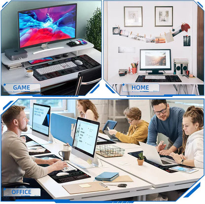 KeyGlide Pro rutschfeste Tastaturenunterlage mit (Kurzbefehl-Tastenmuster)