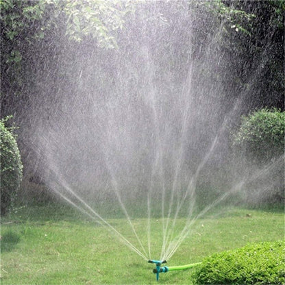 Gartensprenger Automatisch 360° Drehbar mit 3 Armen Sprühkopf