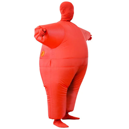 Opblaasbaar Big Fat Ninja-kostuum