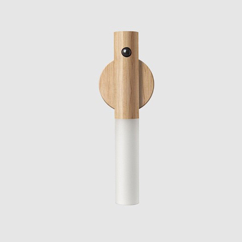 Magnetische oplaadbare houten wandlamp