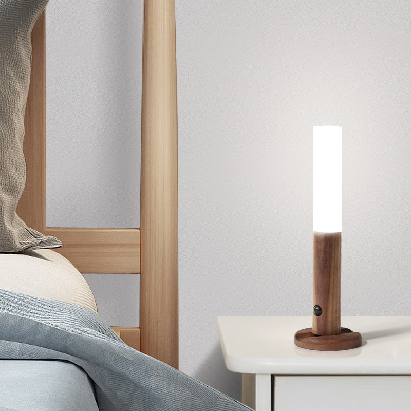 Magnetische oplaadbare houten wandlamp