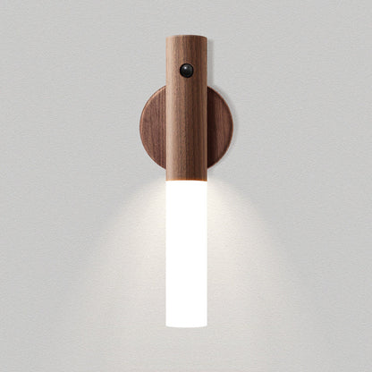 Magnetische oplaadbare houten wandlamp
