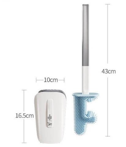 Bacteriedodende toiletborstel met desinfecterende kop