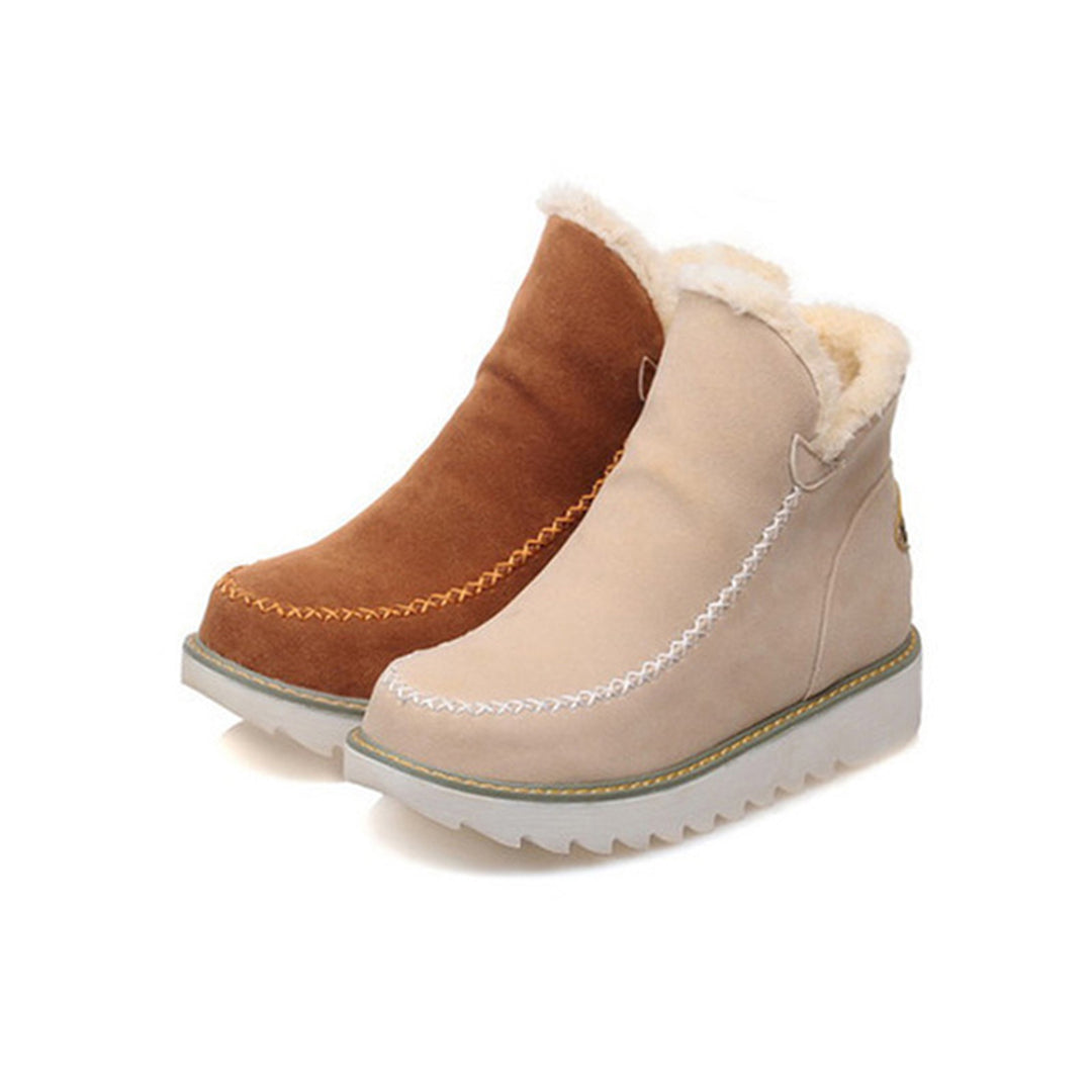 Winterlaarzen voor dames met voedsel gevoed