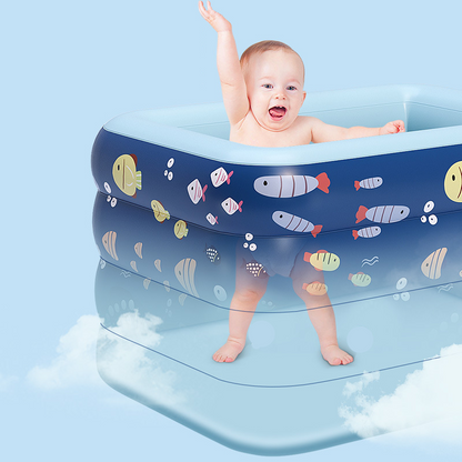 Opblaasbare peddelbad voor kinderen