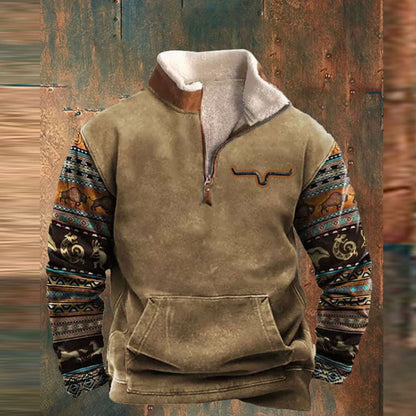 Warm shirt met teddyvoering voor heren