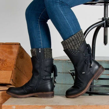 Winterlaarzen met rits voor dames