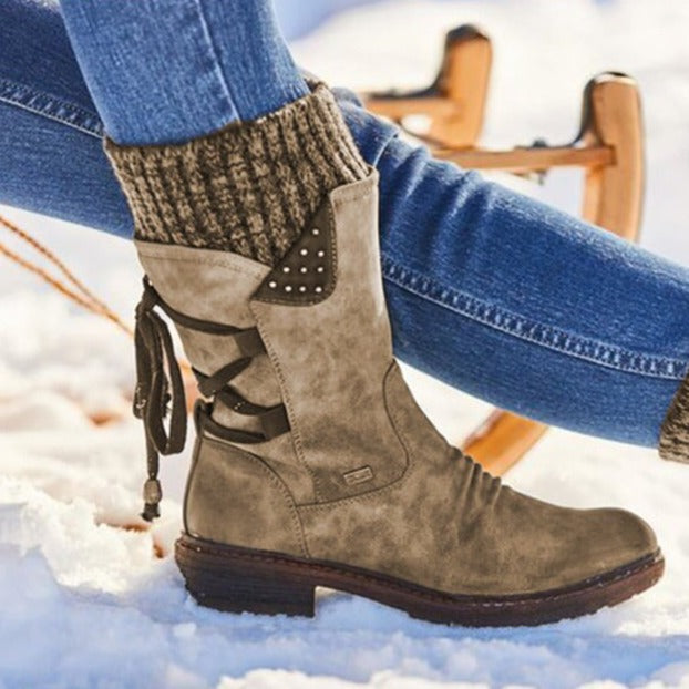 Winterlaarzen met rits voor dames