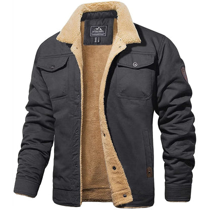 Bomberjacke mit Teddyfutter für Herren