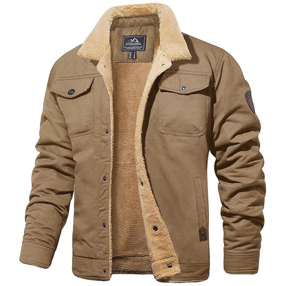Bomberjacke mit Teddyfutter für Herren