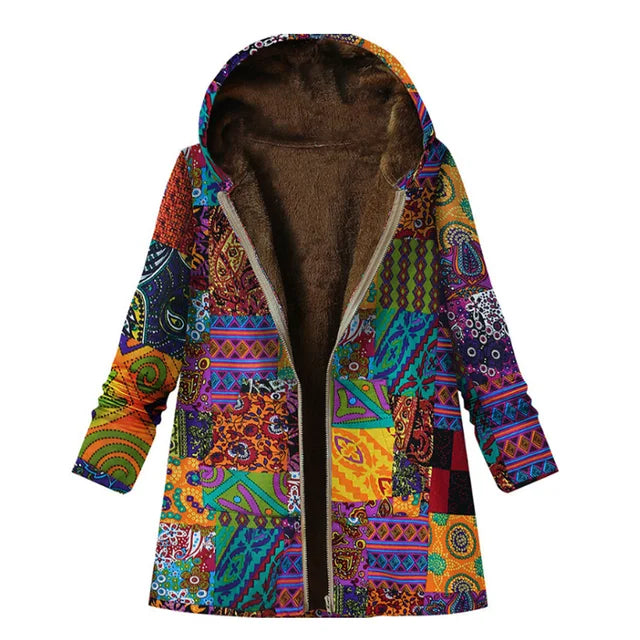 Met fleece gevoerde winterjas
