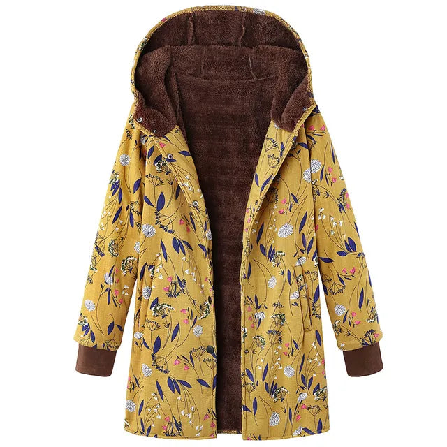 Met fleece gevoerde winterjas