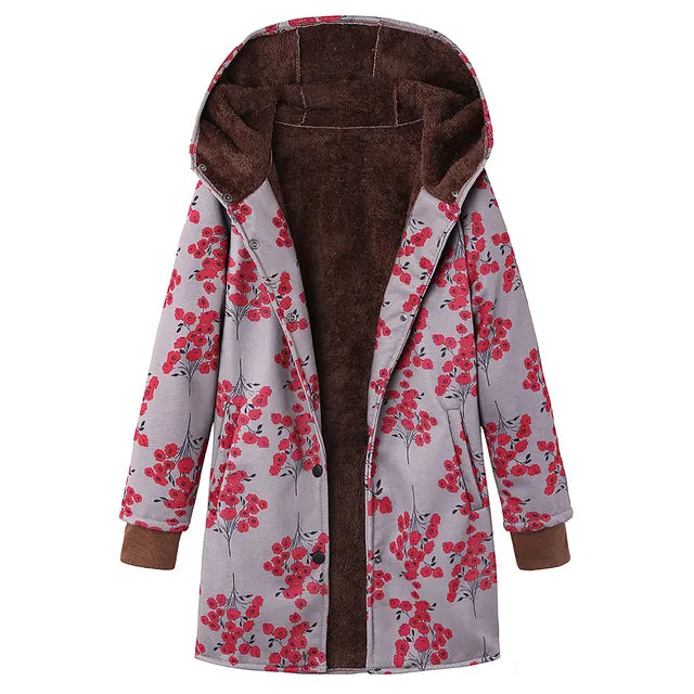 Met fleece gevoerde winterjas