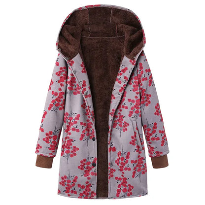Met fleece gevoerde winterjas