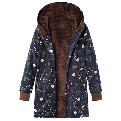 Met fleece gevoerde winterjas