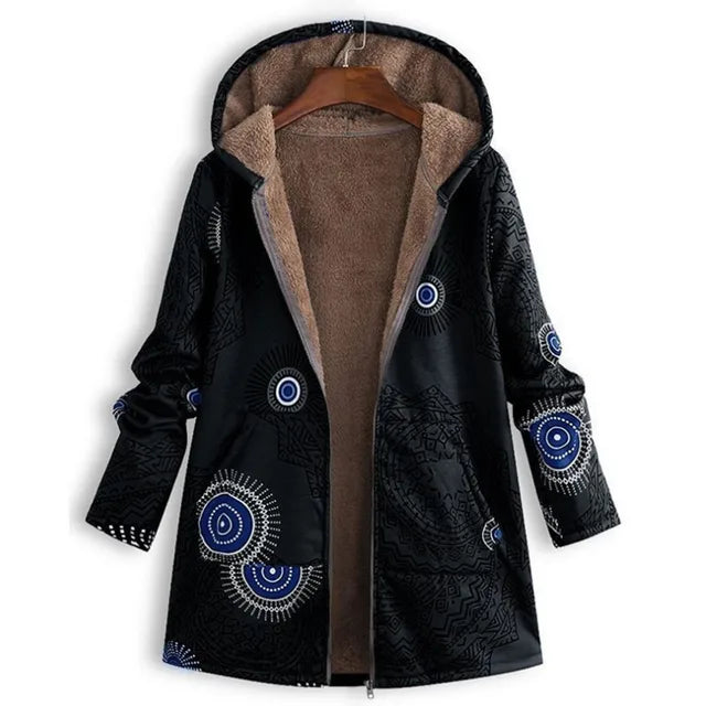 Met fleece gevoerde winterjas