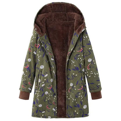 Met fleece gevoerde winterjas