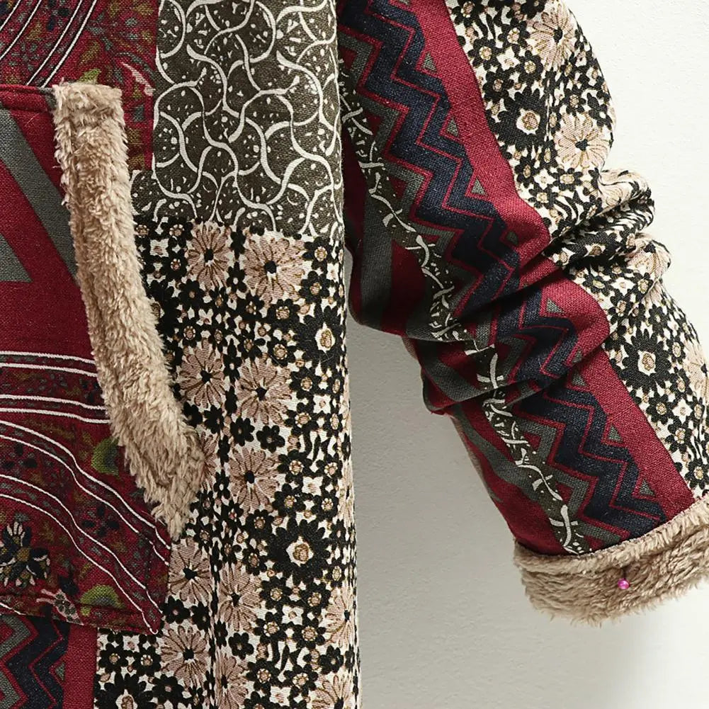 Met fleece gevoerde winterjas