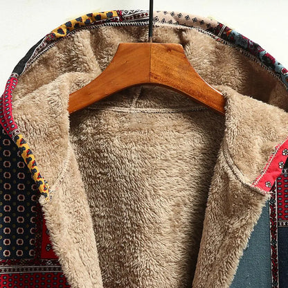 Met fleece gevoerde winterjas