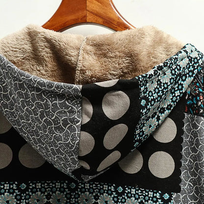 Met fleece gevoerde winterjas