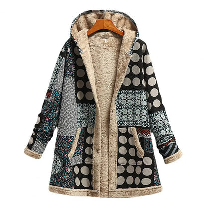 Met fleece gevoerde winterjas