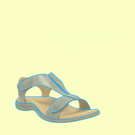 Orthopedische dames sandalen