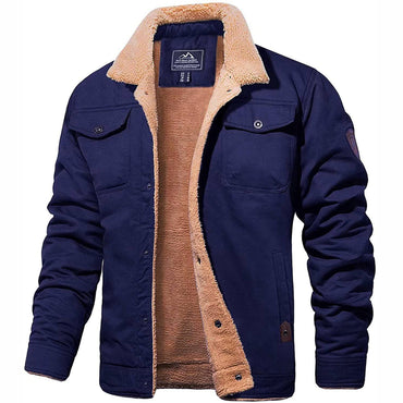Bomberjacke mit Teddyfutter für Herren